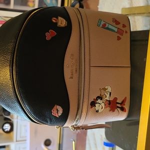 Minnie Mouse X Kate Spade Limited Edition Medium Pebble Leather Backpack Bag